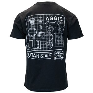 Utah State Aggie Basketball Blueprint Unisex T-Shirt